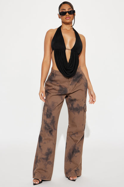Party On Halter Top - Black