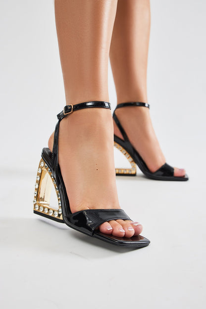 Midnight Muse Wedges - Black