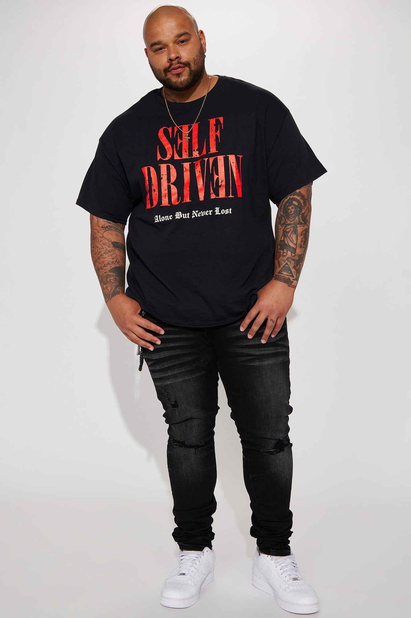 Self Driven Short Sleeve Tee - Black