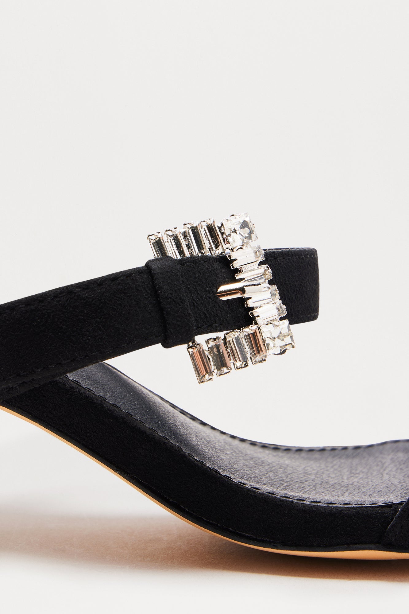 Brinwood Jewel Buckle Mules - Black