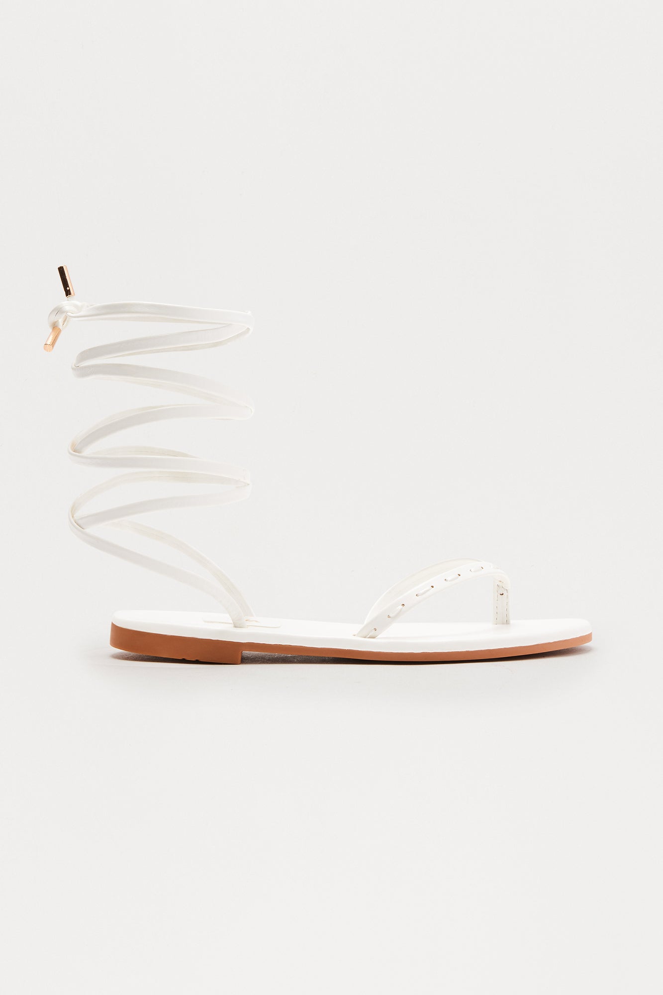 Playa Vista Wrap Up Sandals - White