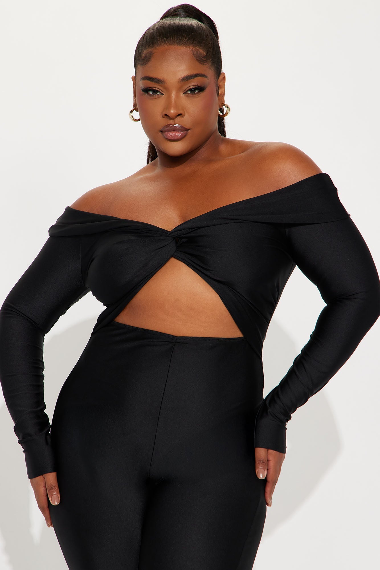 Take Me Dancing Jumpsuit - Black