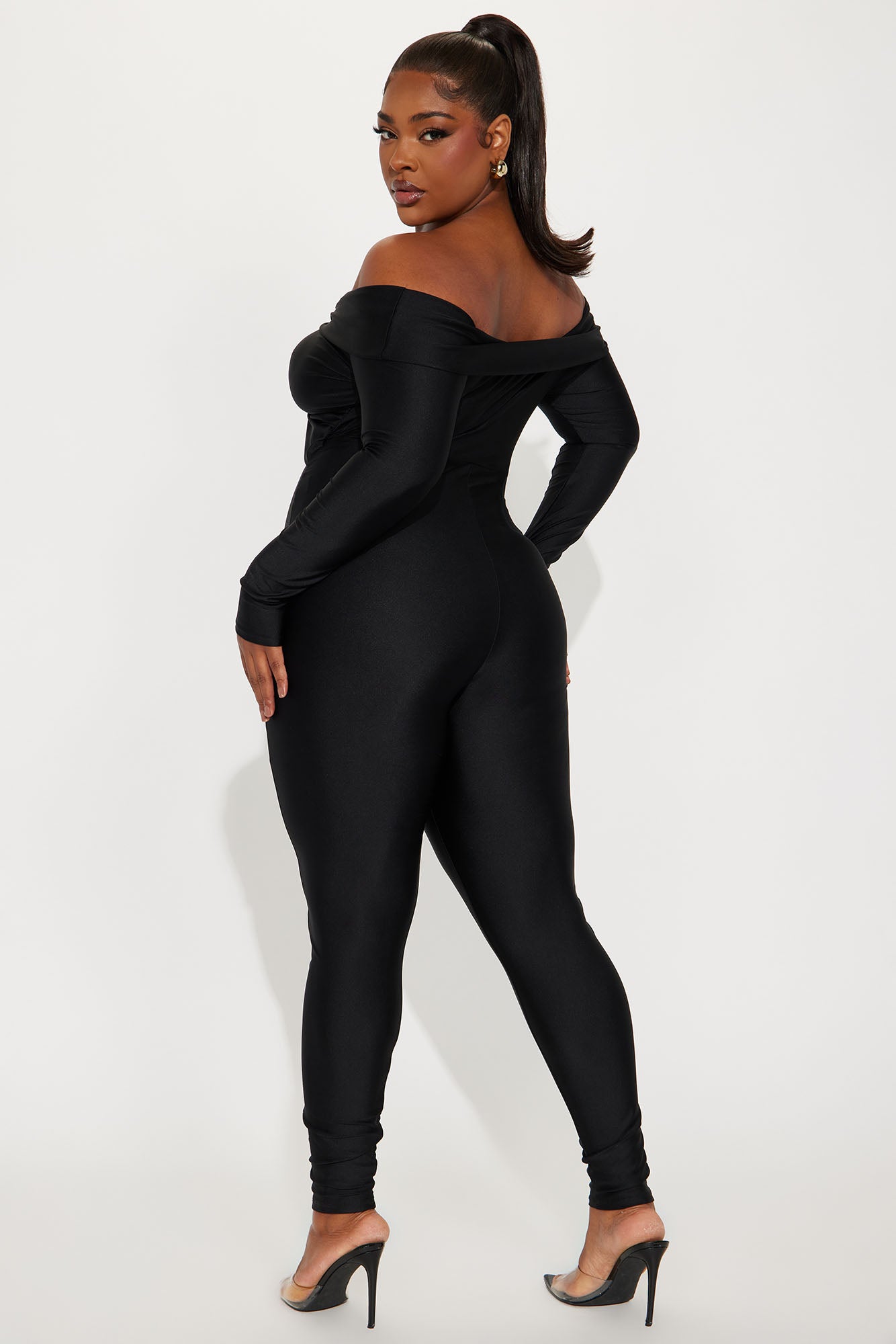 Take Me Dancing Jumpsuit - Black
