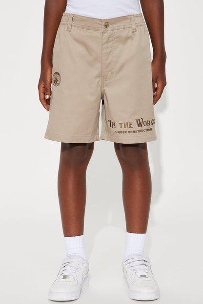 Mini In The Works Relaxed Short - Stone