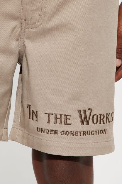 Mini In The Works Relaxed Short - Stone