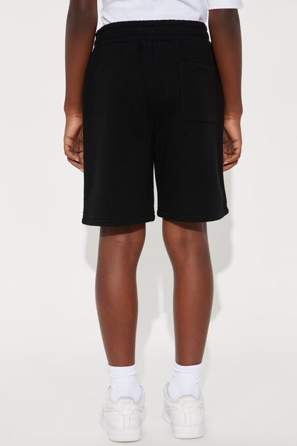 Mini Tyson Chained To The Money Relaxed Sweatshorts - Black