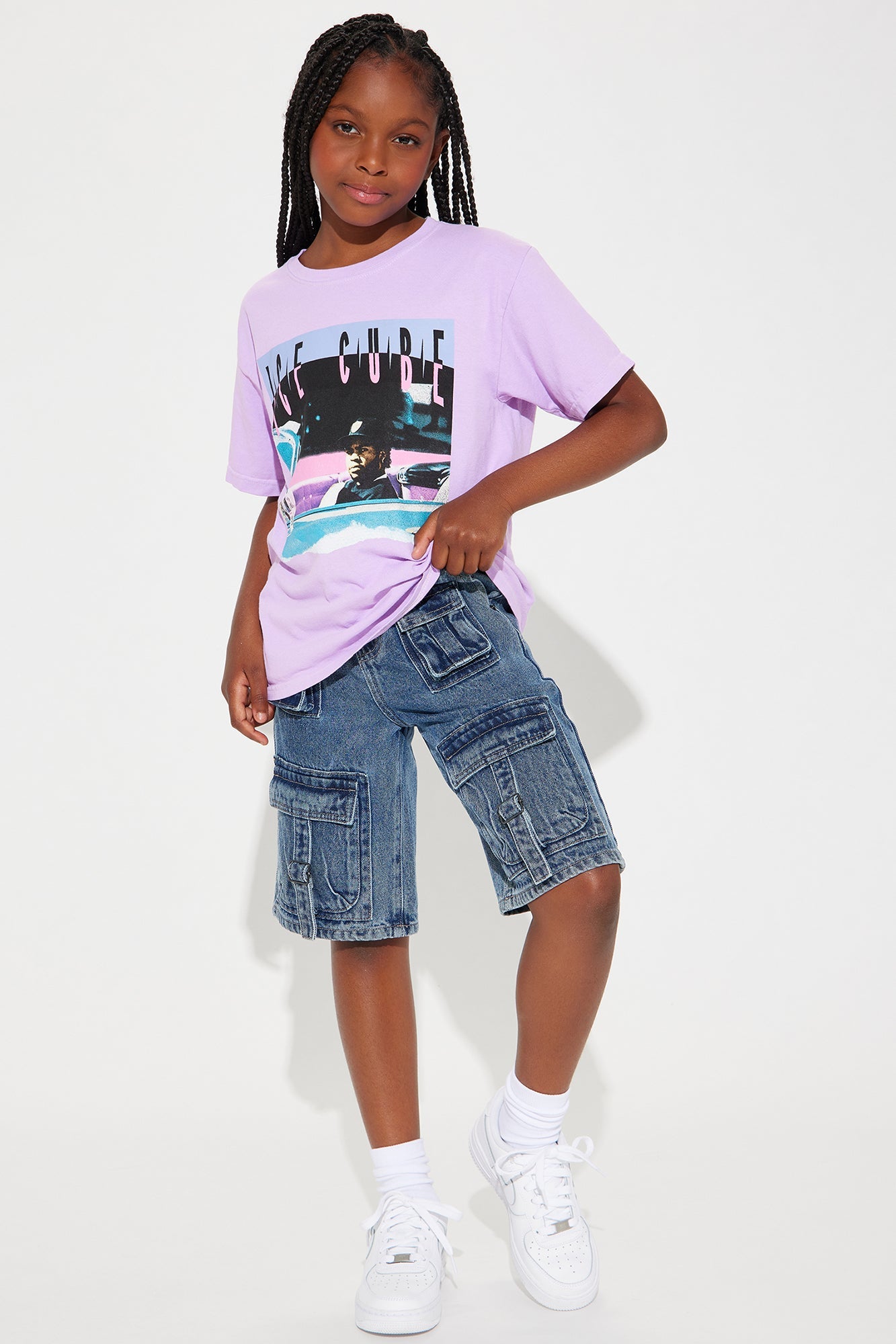Mini Ice Cube In The Car Tee - Purple
