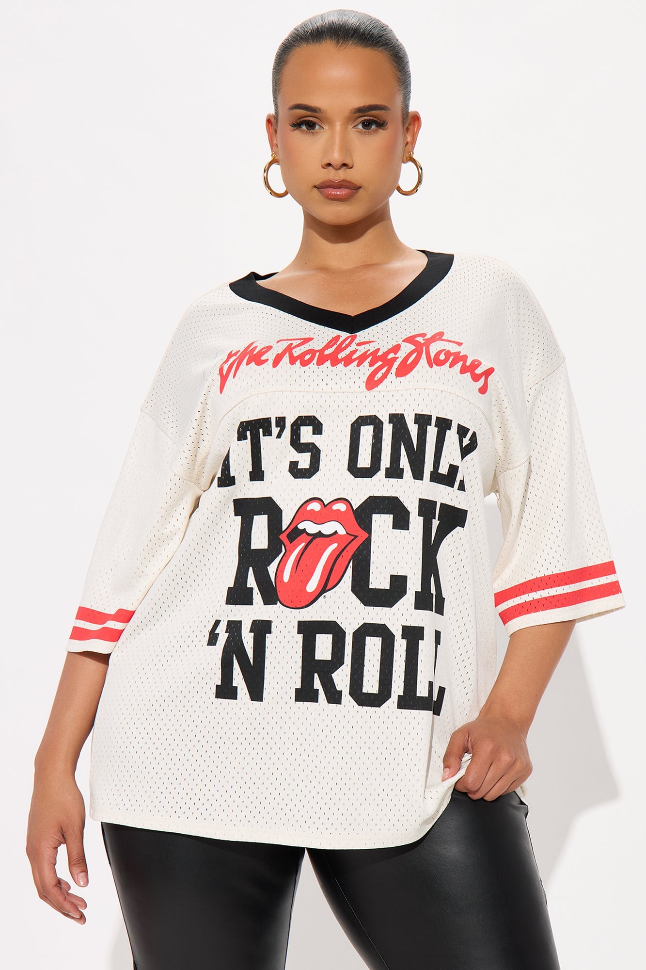 The Rolling Stones Jersey Tee - Cream