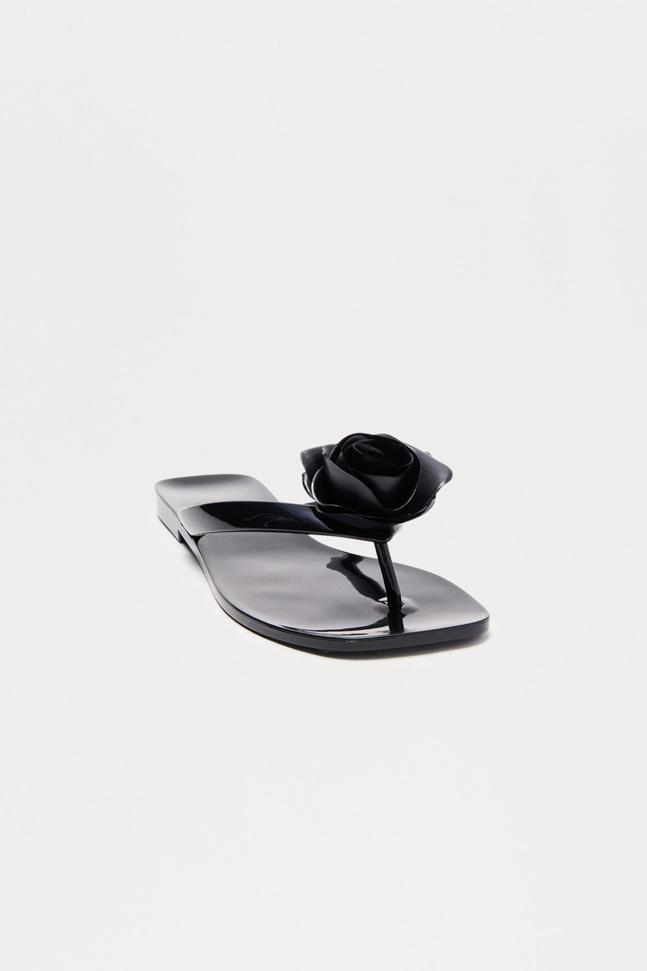 Rosie Jelly Flip Flops - Black