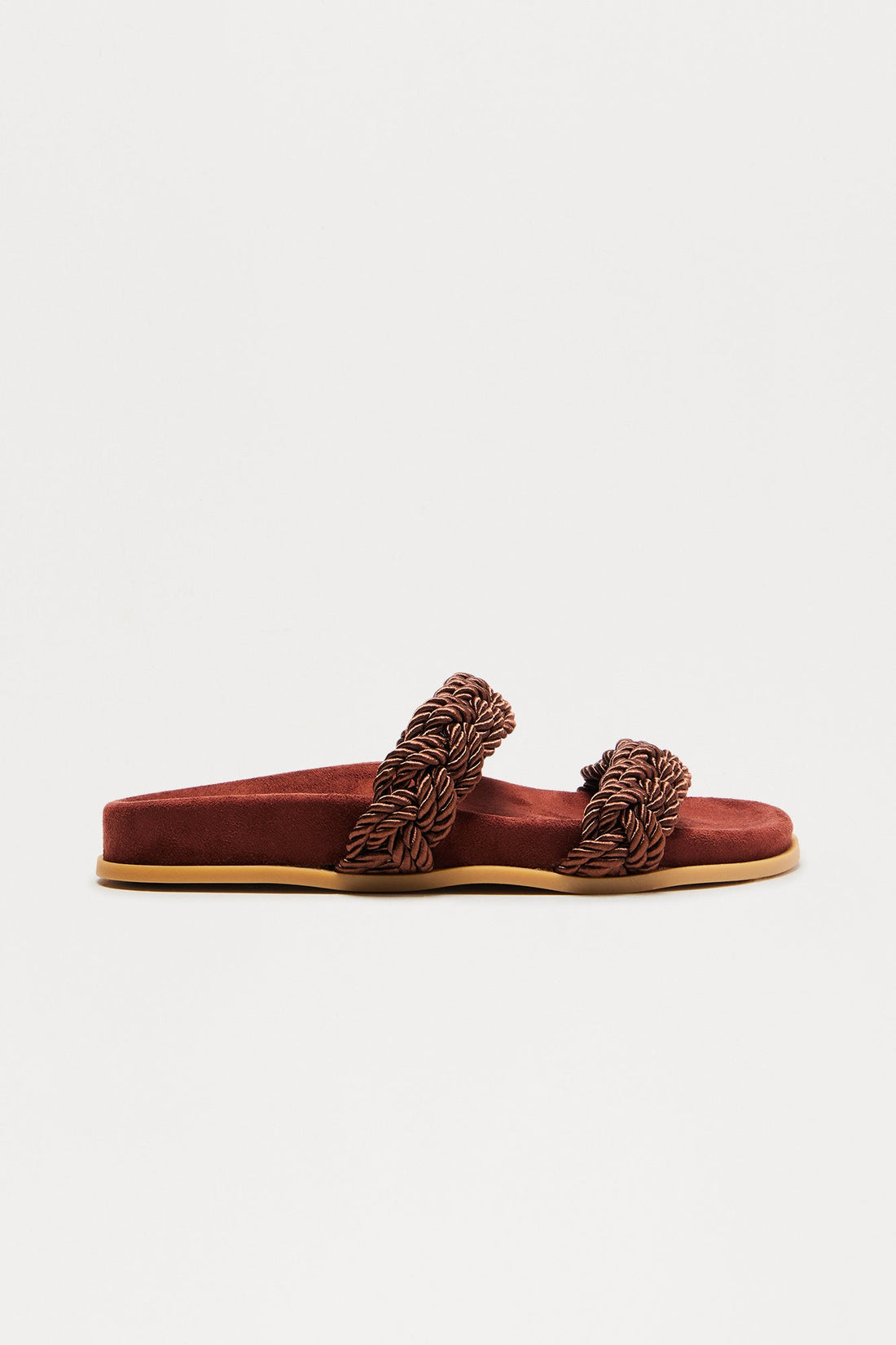 No Fake Friends Flat Sandals - Brown