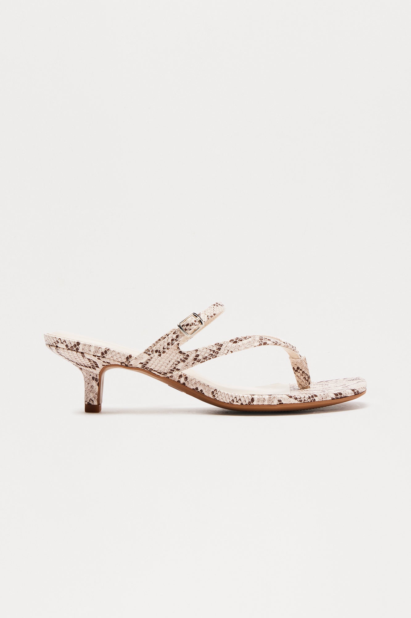 Liam Thong Kitten Heels - Beige