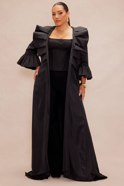 Ramona Taffeta Jacket - Black