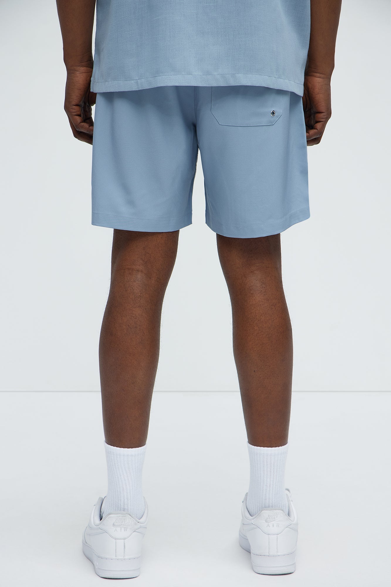 Embroidered Floral Swim Classic Trunk - Blue/combo