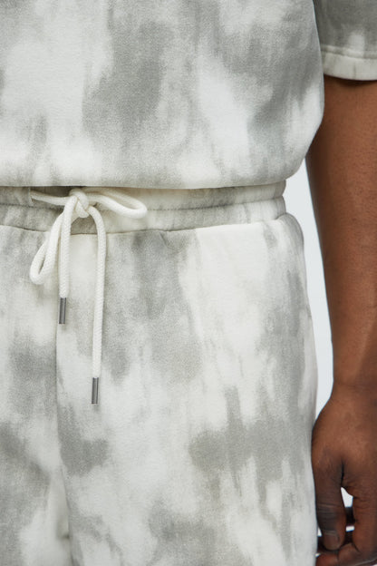 Tyson Faded Relaxed Shorts - Cream/combo