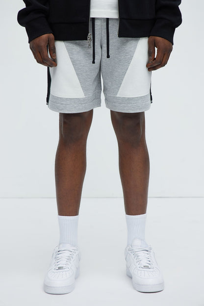 Tyson Tri-Paneled Shorts - Multi Color
