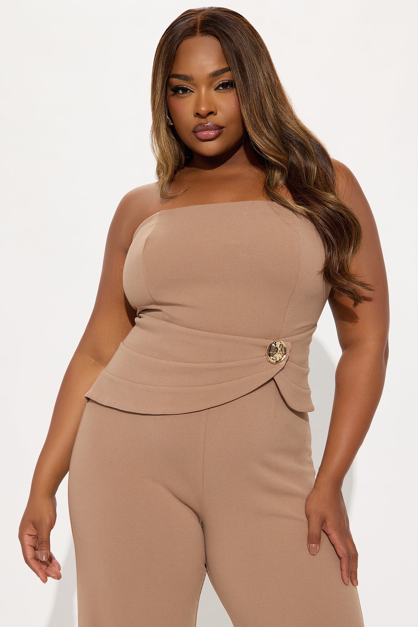 Perfect Persona Jumpsuit - Mocha