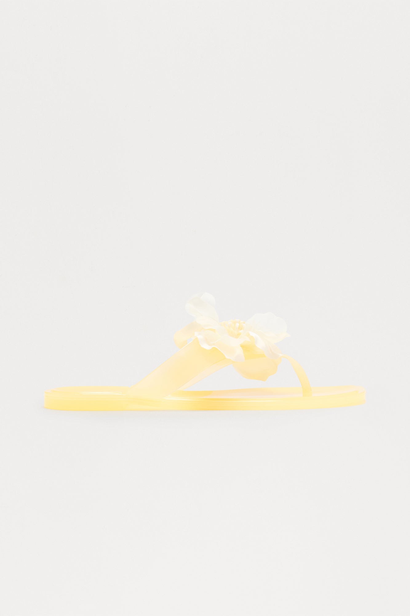 Marigold Flower Flip Flops - Yellow