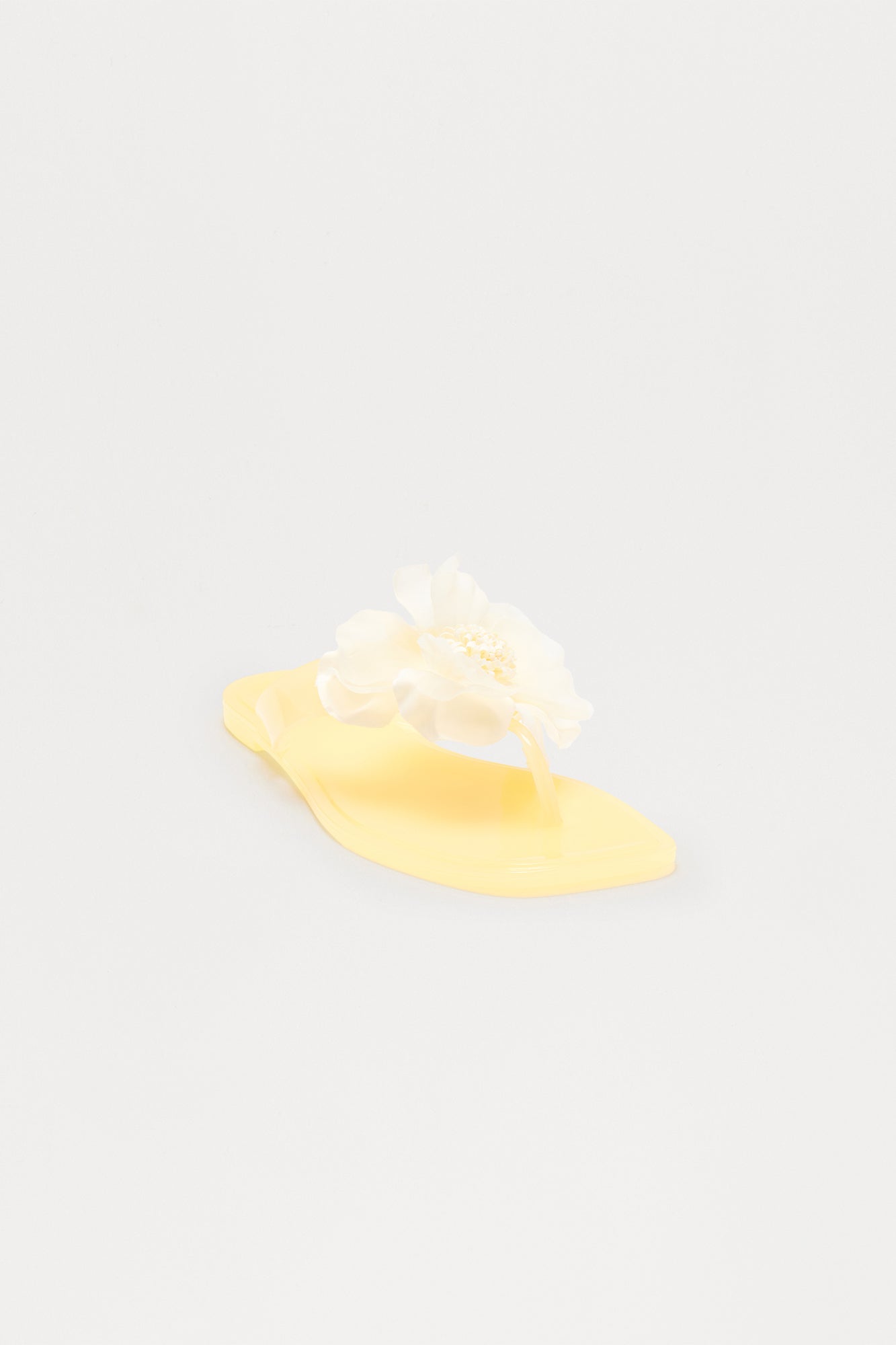 Marigold Flower Flip Flops - Yellow