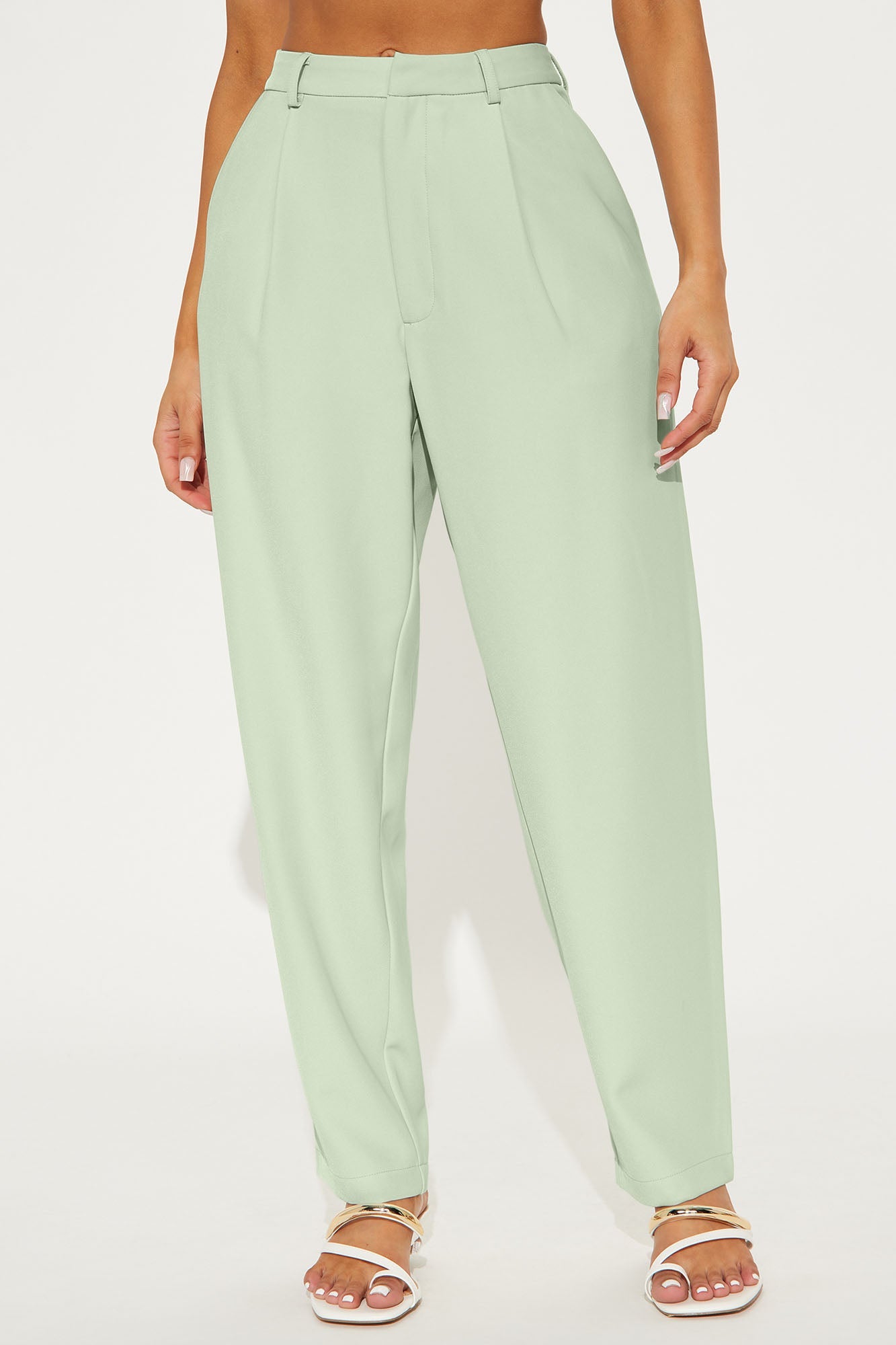 Said Something Trouser - Mint