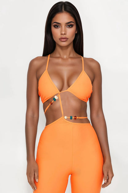 Santorini Sunset Jumpsuit - Orange
