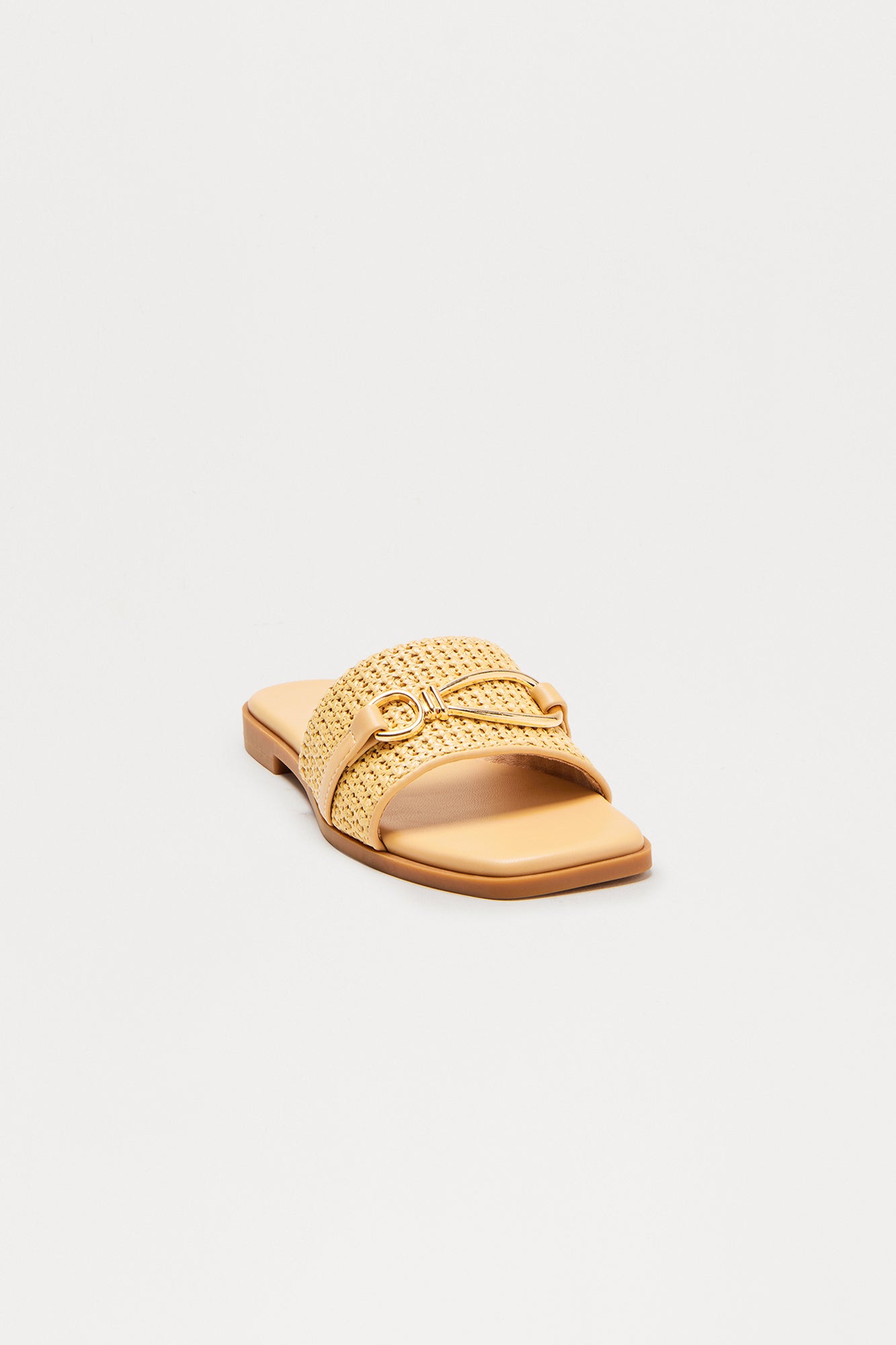 Rhode Island Raffia Sandals - Natural