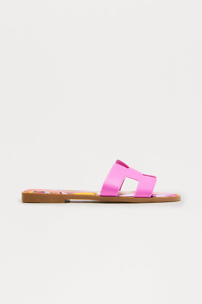 Blitz Slip On Sandals - Pink