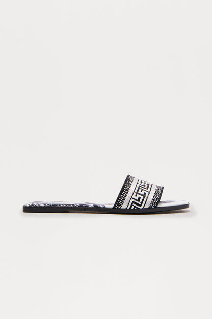 Parkley Slip On Sandals - Black/combo