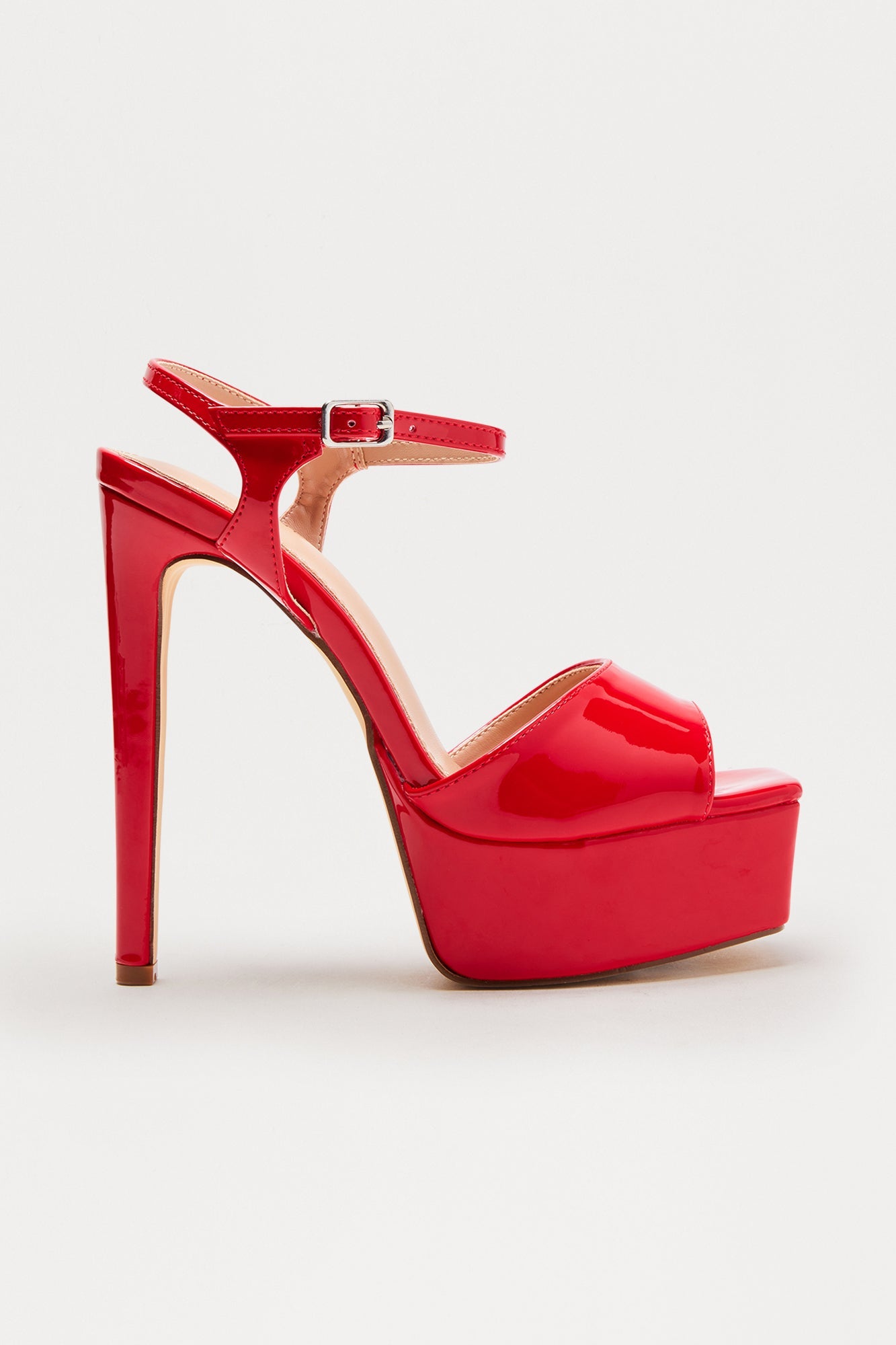 Vegas 6″ Stiletto Heels - Red
