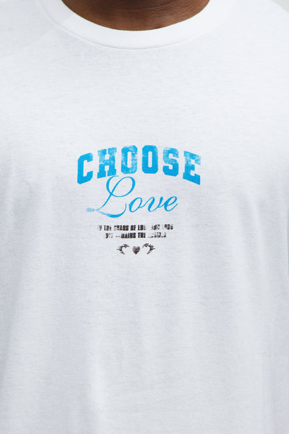 Choose Love Short Sleeve Tee - White