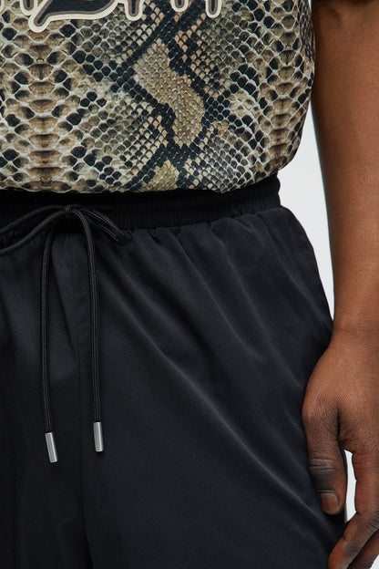 Star Boi Baggy Pants - Black
