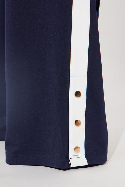 Lianna Short Sleeve Jumpsuit - Navy