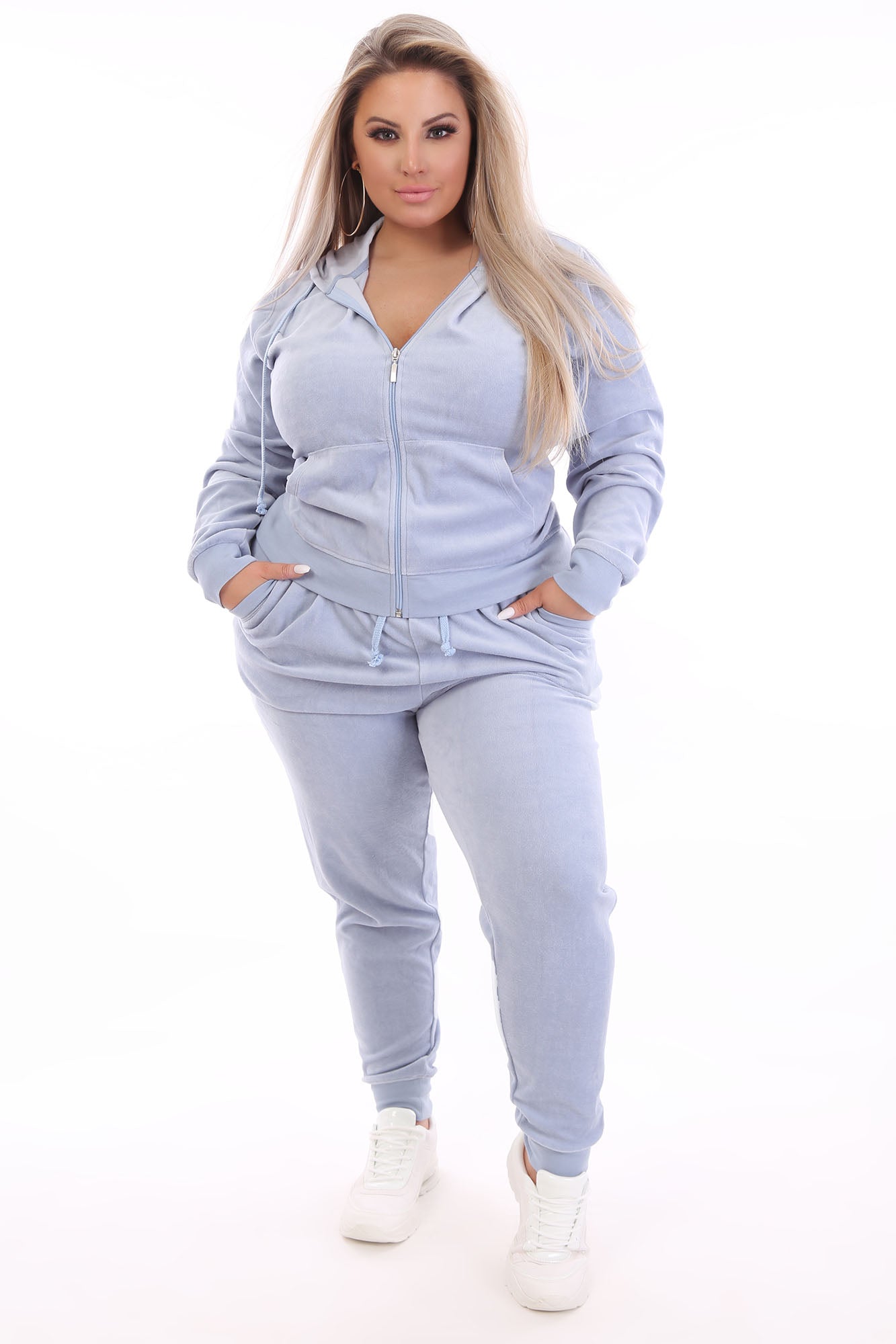 The Original Trendsetter Velour Set - Blue
