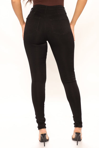 Tall Eva Super Soft Curvy Skinny Jean - Black