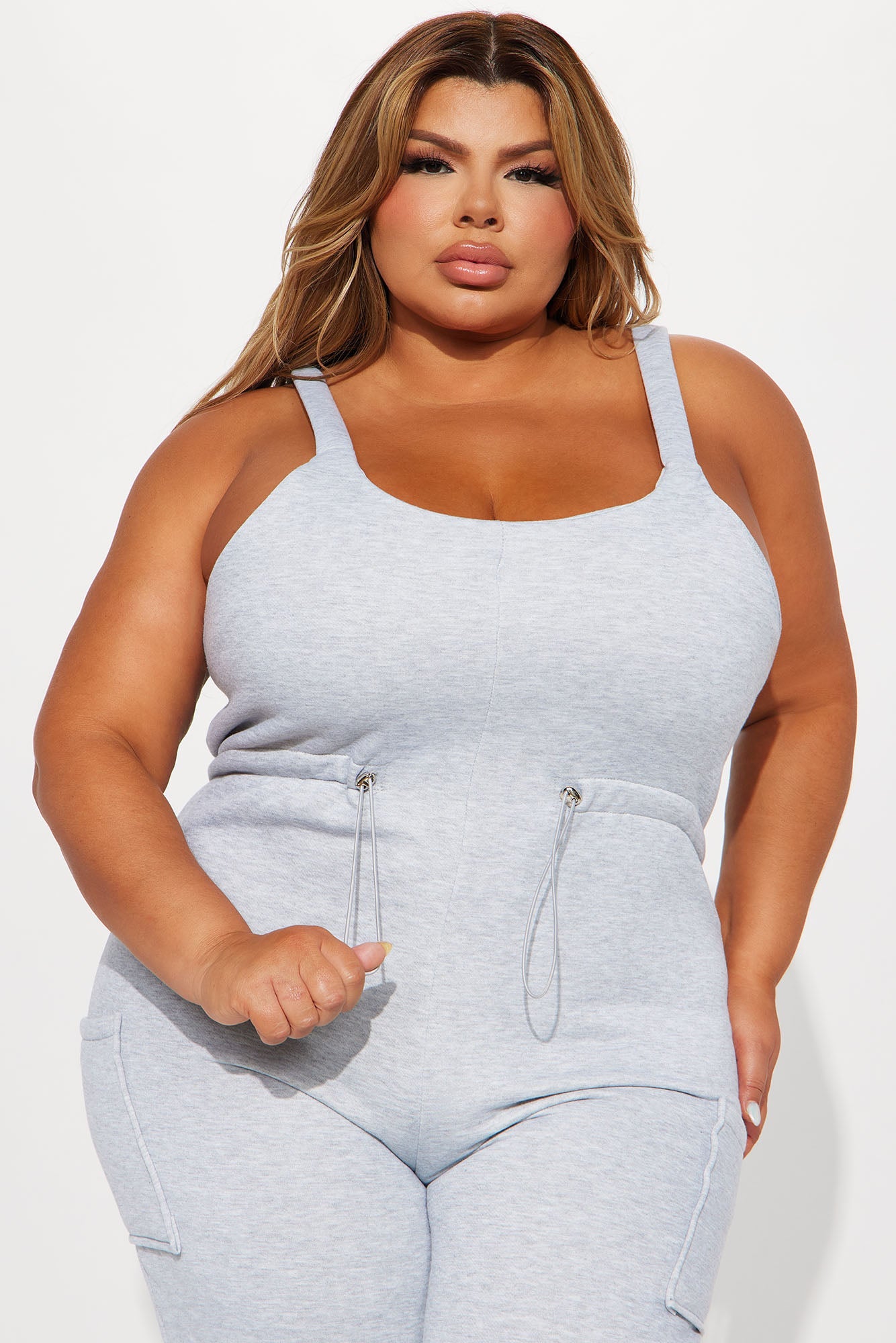 Felicia Cozy Jumpsuit - Heather Grey