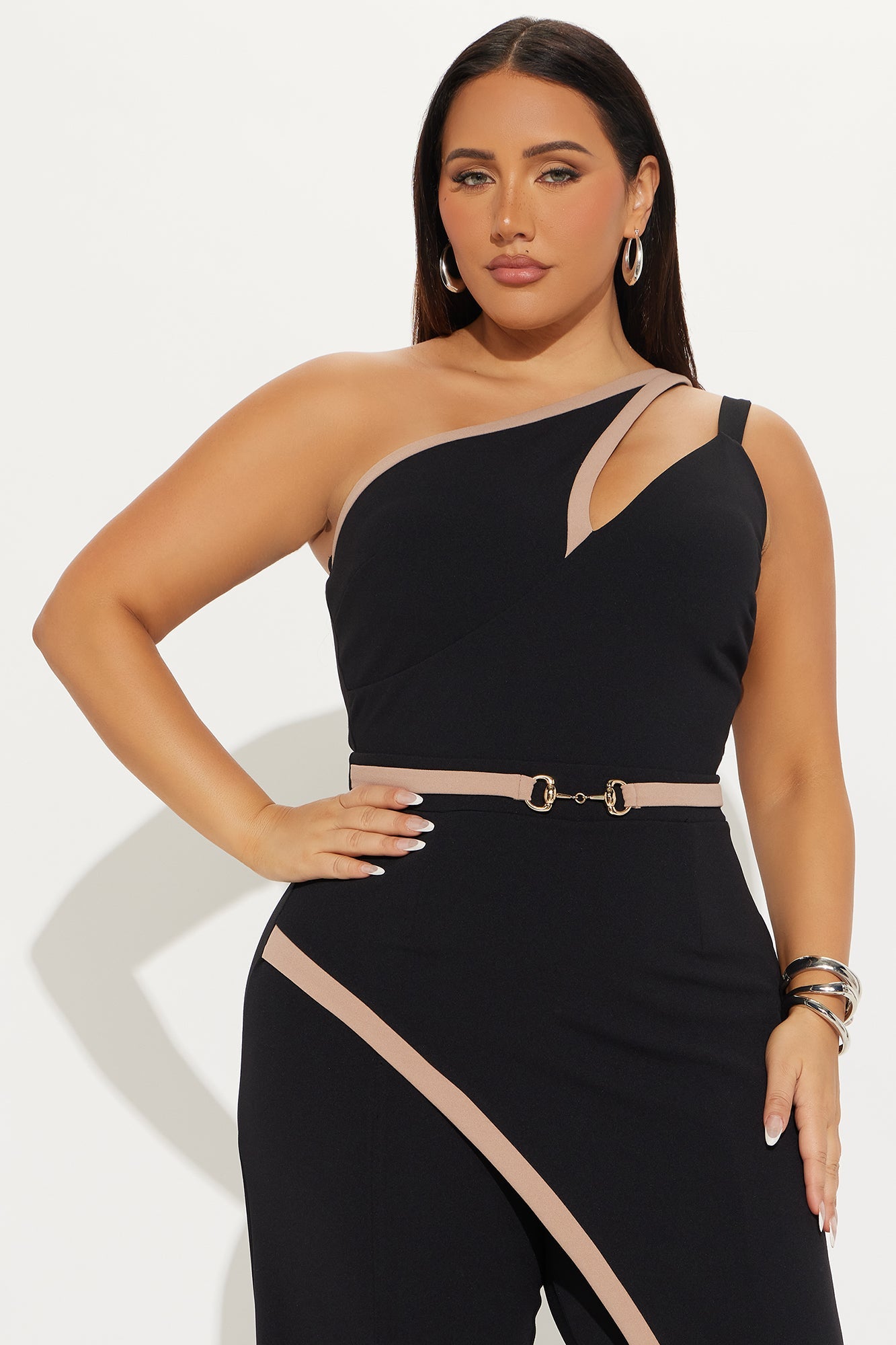 Styled for Success Jumpsuit - Black/combo