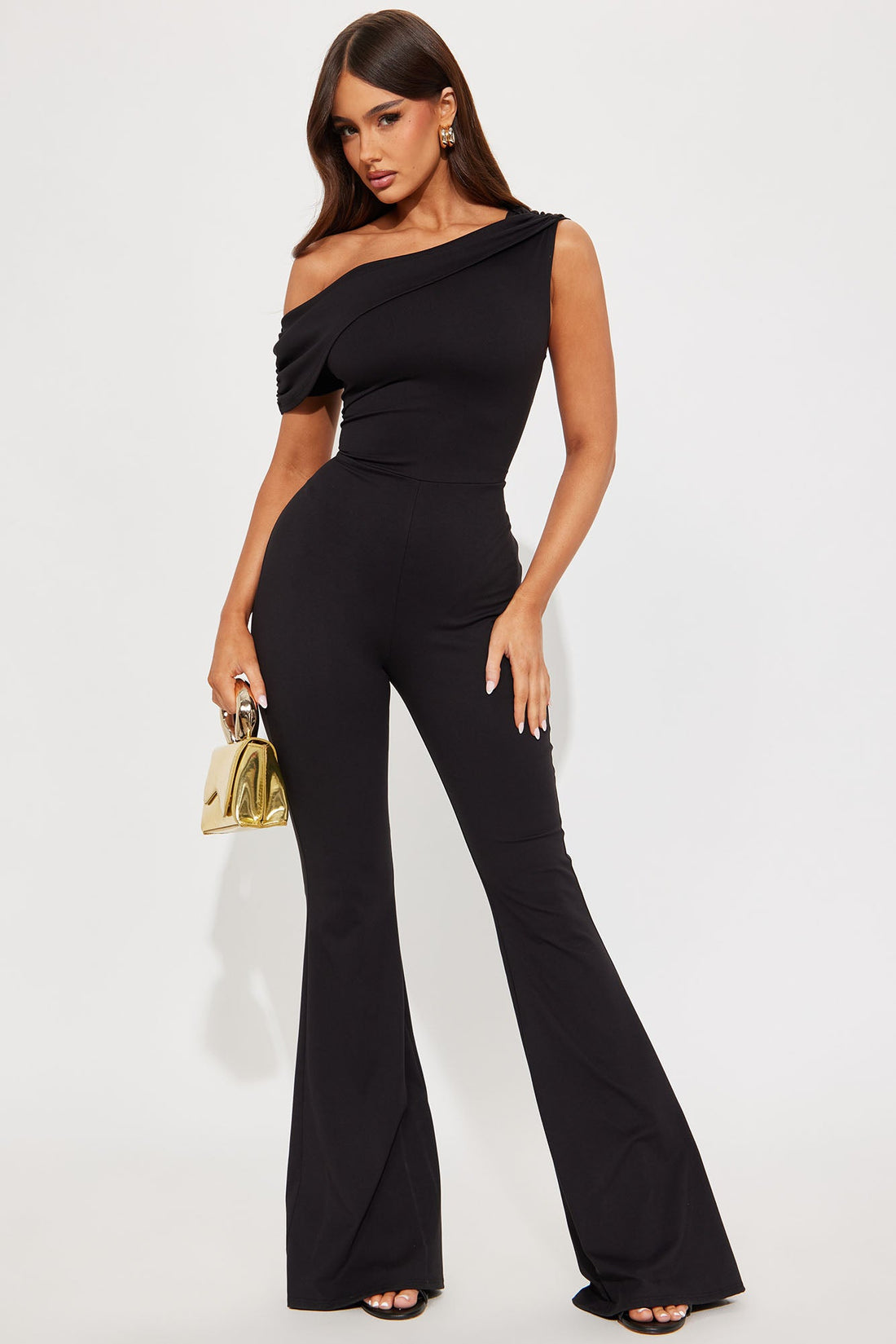 Sense Of Style Flare Jumpsuit - Black