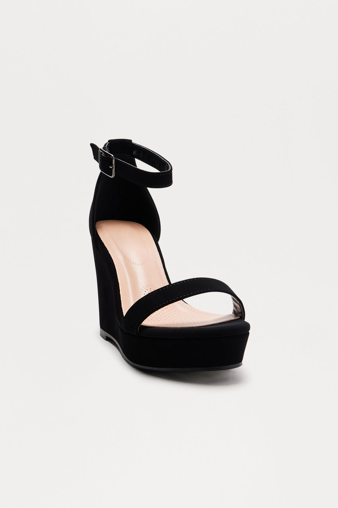 Violeta Platform Wedges - Black