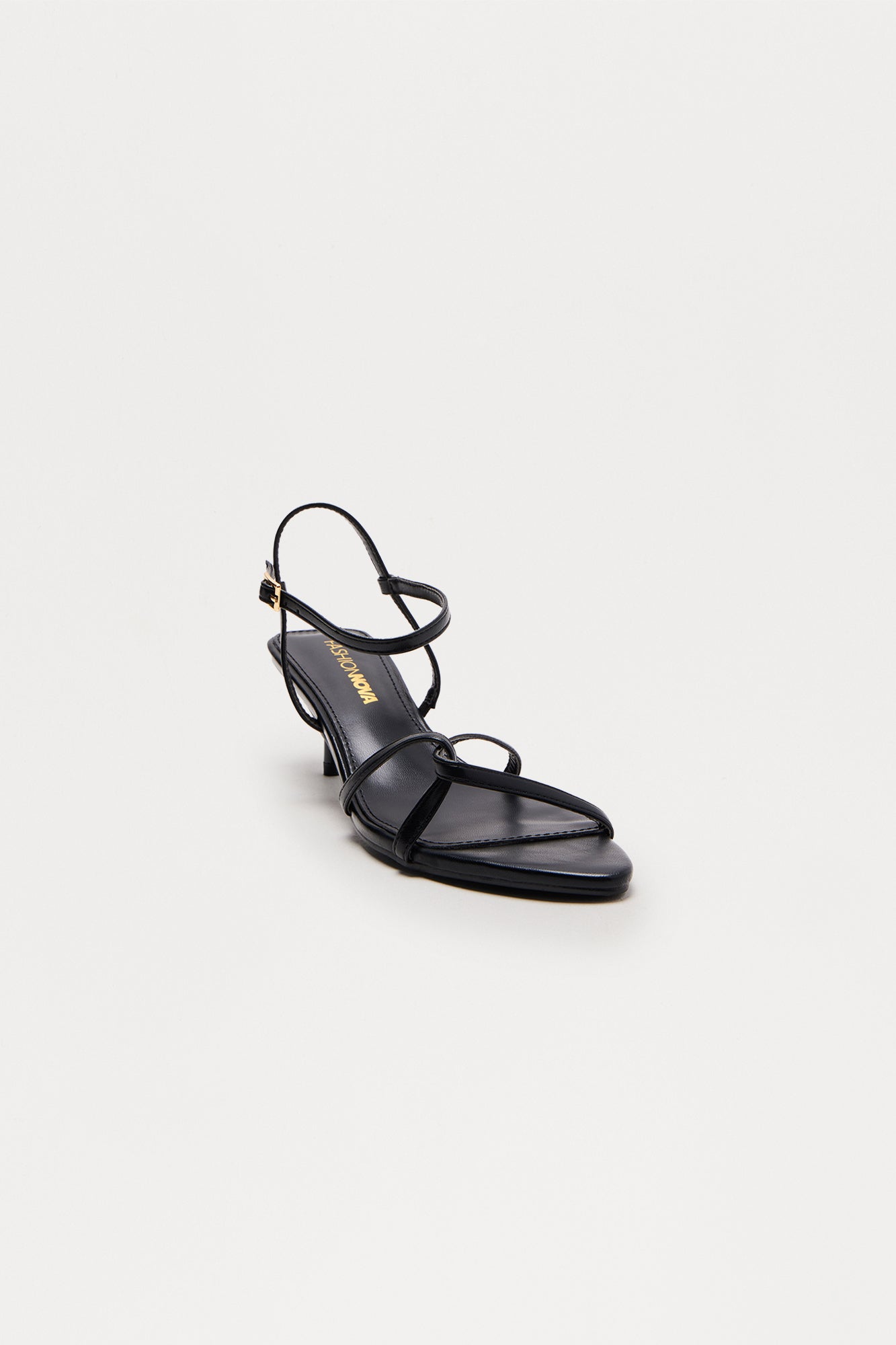 Trin Ankle Strap Heels - Black