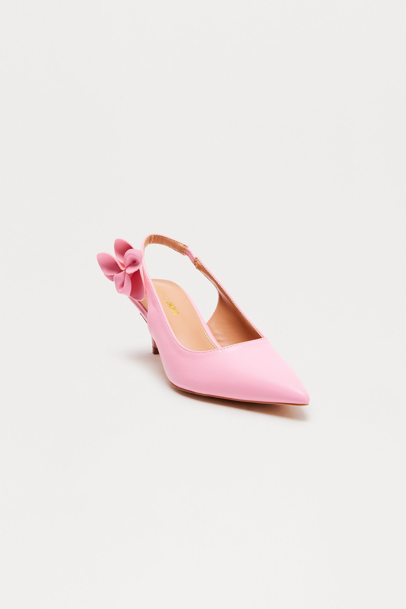 Blossom Kitten Heel Pumps - Pink