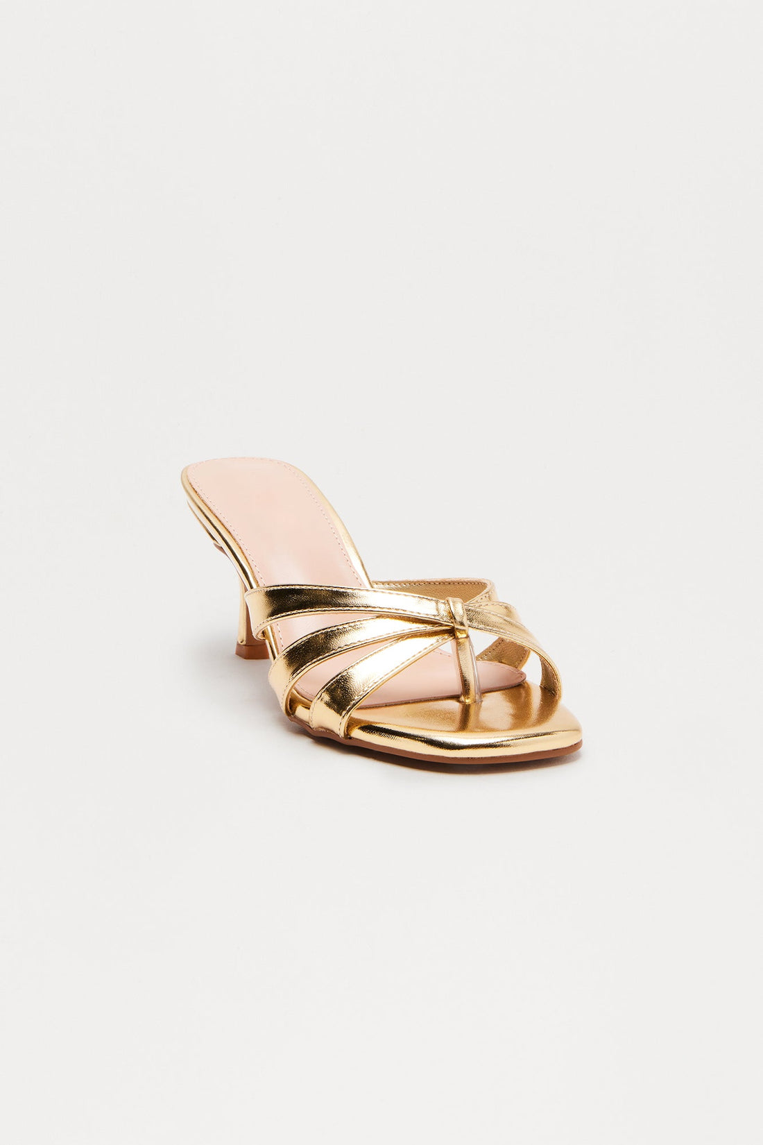 Jimena Thong Mules - Gold