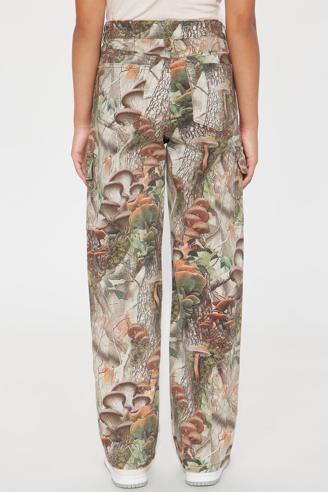 Mini Weekend Trip Camo Stretch Cargo Jean - Taupe/combo