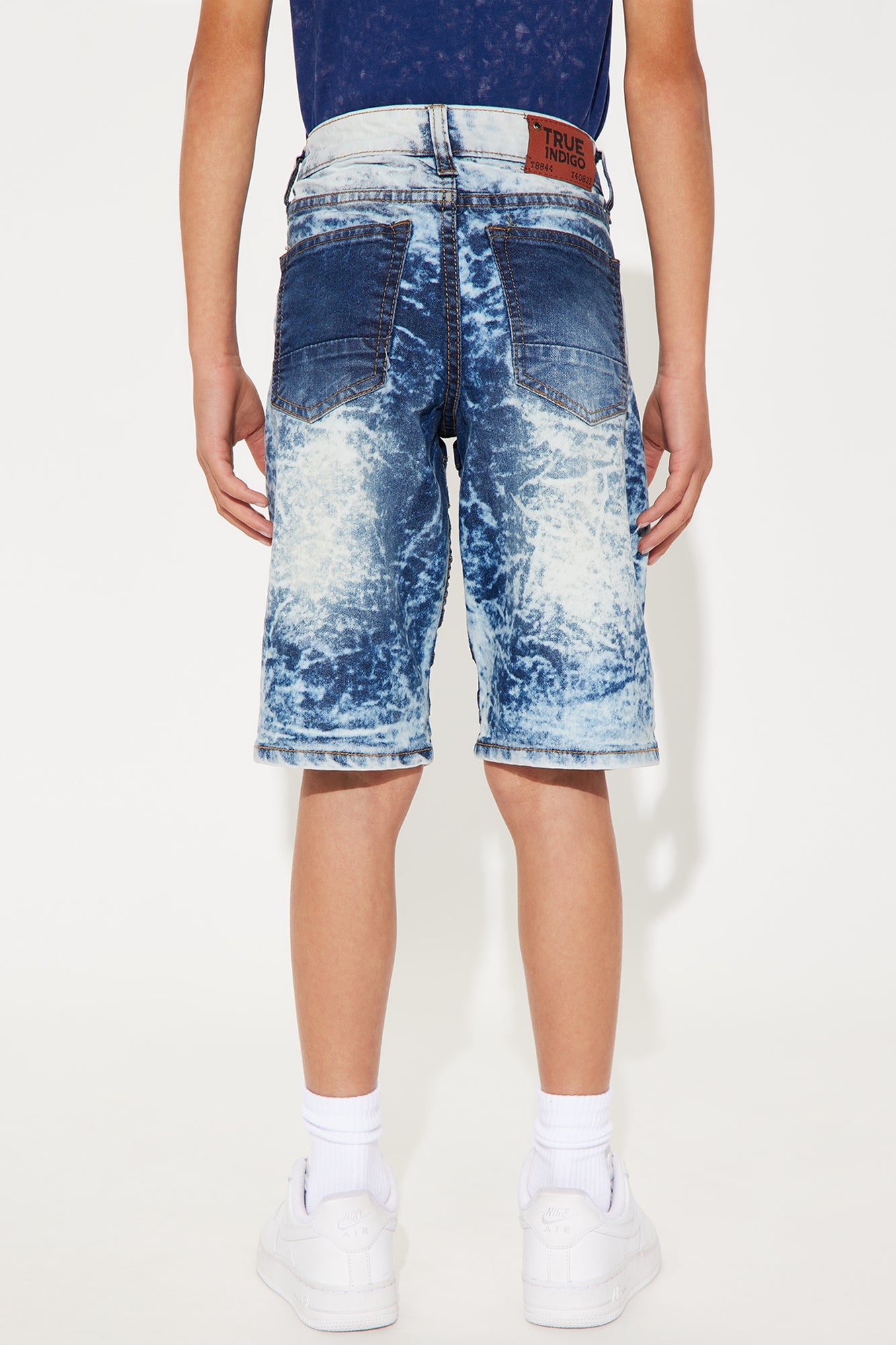 Mini On My Mind Moto Denim Shorts - Dark Wash