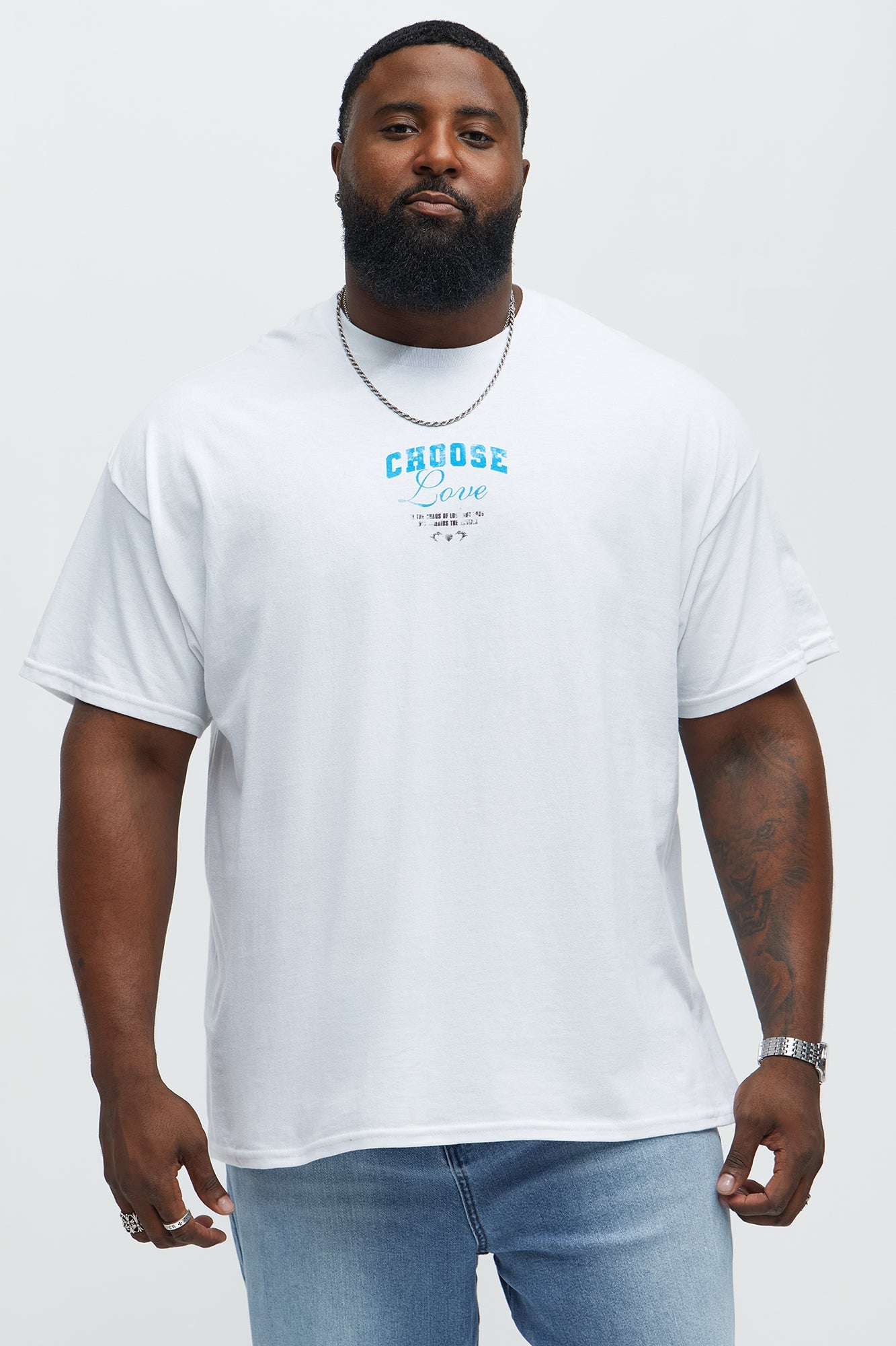 Choose Love Short Sleeve Tee - White