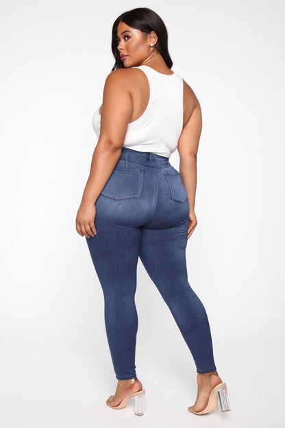 Eva Super Soft Curvy Skinny Jean - Medium Wash