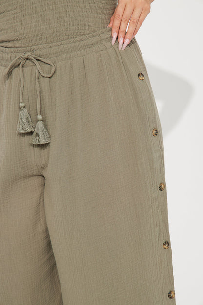 Main Character Pant Set - Olive