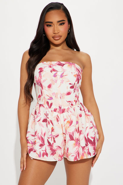 Sweet Serenity Romper - Pink/combo