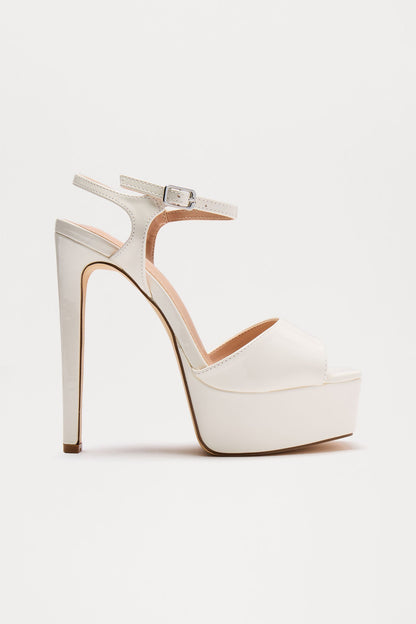 Vegas 6″ Stiletto Heels - White