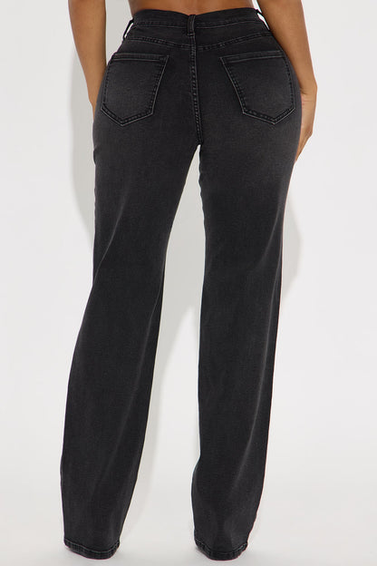 Tall Nova 90s Straight Leg Jeans - Black Wash