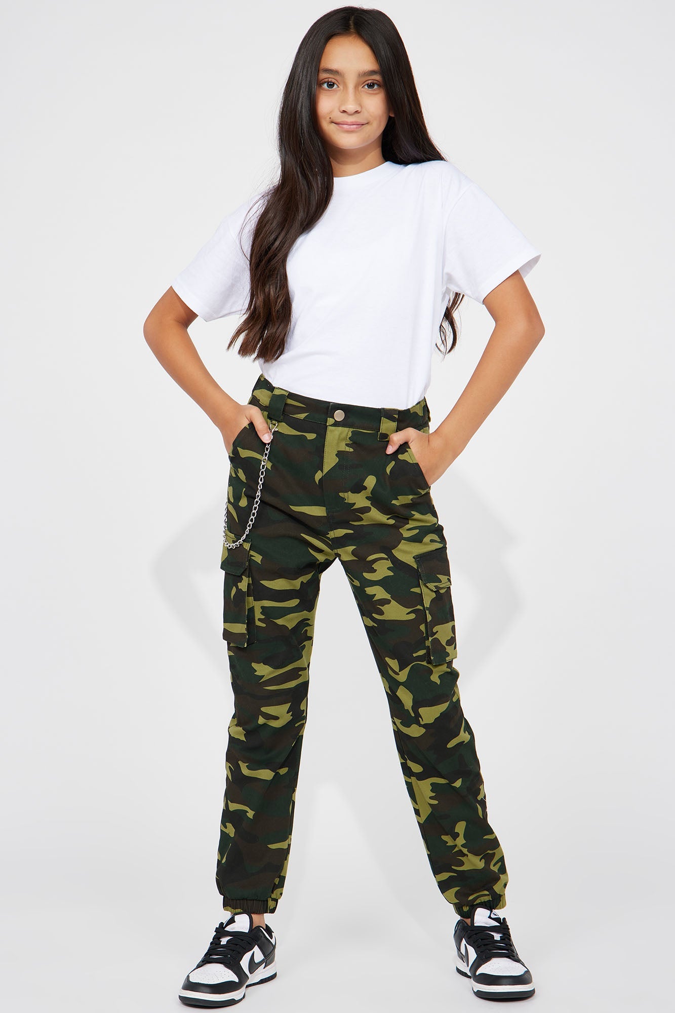 Mini Arya Cargo Joggers - Camouflage