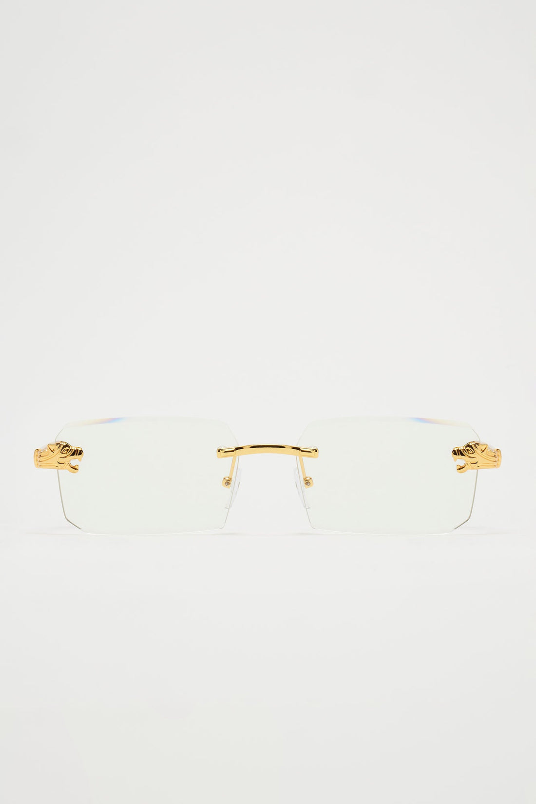 Burn It Down Sunglasses - Gold/Clear